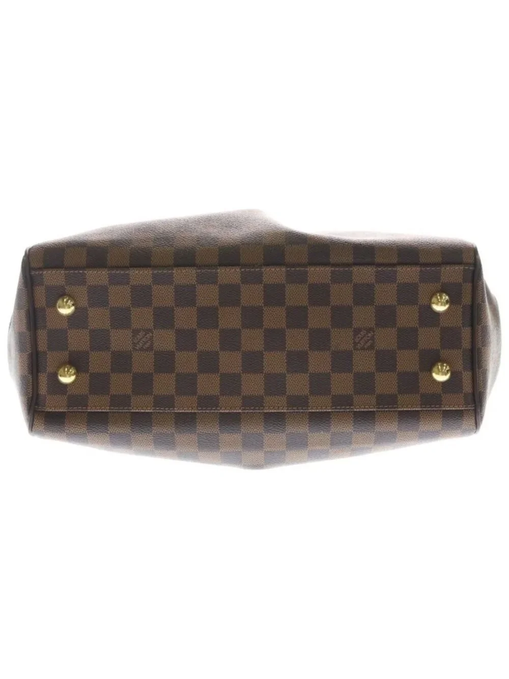 Louis Vuitton Damier Trevi PM Shoulder Bag Leather Brown
